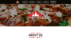 Desktop Screenshot of fairhavenpizza.com
